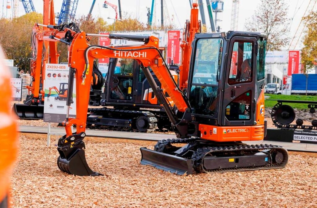 Hitachi presents prototype electric excavator at Bauma - Dredging 