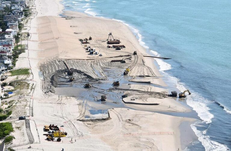 Sand placed on Avalon's 12th Street beach (1024×668) – Avalon, New Jersey