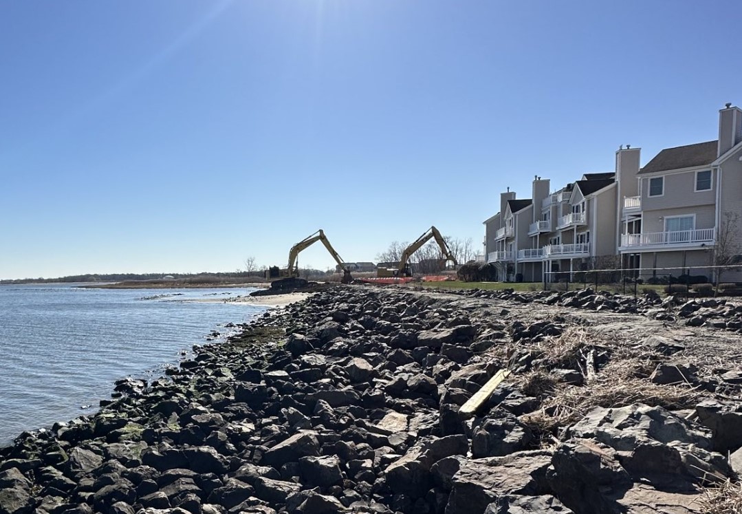 Union Beach coastal storm protection project officially underway