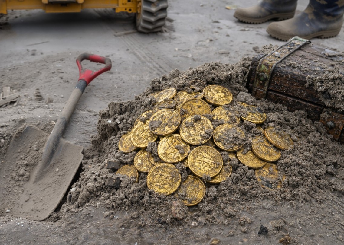 Routine dredging at Texas City Dike discovers gold coins, lost