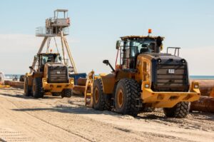 New ZX490LCH-7 super long front excavator from Hitachi - Dredging